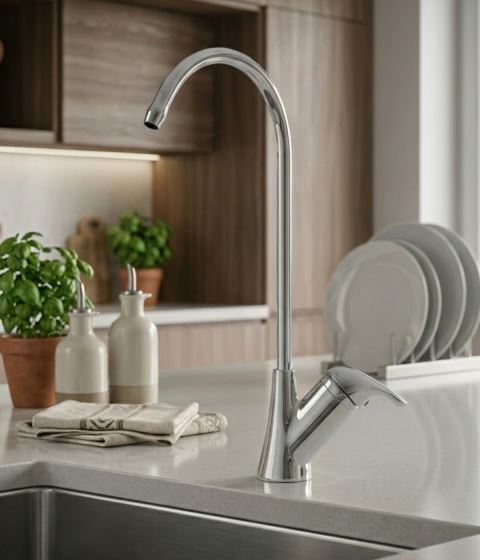 Krom Lüks Arıtma Musluğu Su Arıtma Cihazı